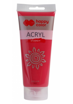 Farba akrylowa Studio 200 ml magenta Happy Color