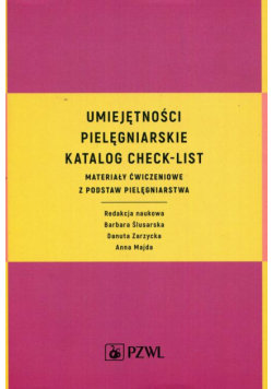 Umiejętności pielęgniarskie katalog check-list