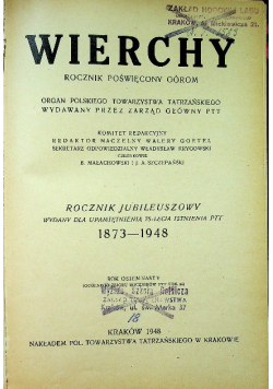 Rocznik Wierchy  1948 r.