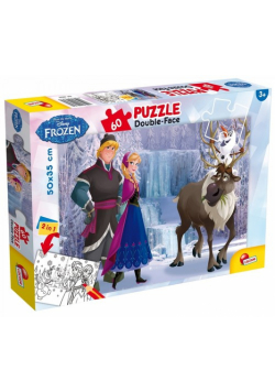 Puzzle dwustronne 60 Kraina Lodu