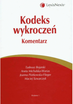 Kodeks wykroczeń komentarz