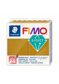 Masa termoutwardzalna Fimo 57g złoty metaliczny