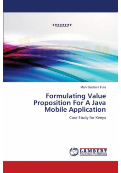 Formulating Value Proposition For A Java Mobile Application