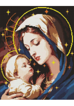 Diamentowa mozaika - Miłość matki 40x50cm