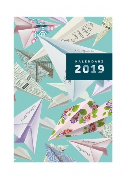 Kalendarz 2019 dzienny A5 Paperplanes NARCISSUS