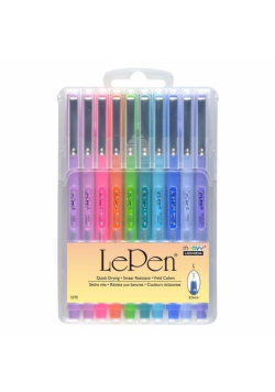 Cienkopisy Le Pen Bright 10 kolorów
