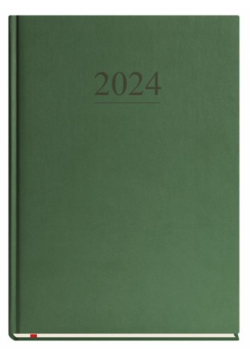 Terminarz 2025 B5 tygodniowy klasyczny zielony