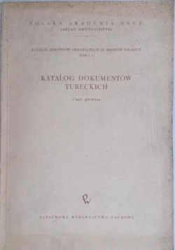 Katalog dokumentów tureckich