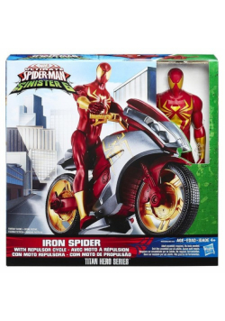 Spider-Man Iron Spider z motocyklem figurka 30 cm
