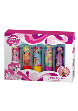 Zestaw kosmetyczny dla dziewczynek 5 Pony Friends Balsam do ust