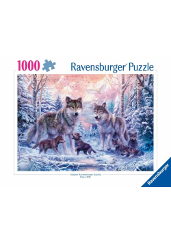 Puzzle 1000 Śnieżne wilki