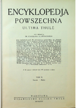 Encyklopedia PowszechnaTom VI 1934 r.