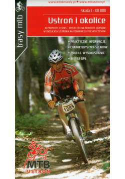 Ustroń i okolice Trasy MTB skala 1:40 000