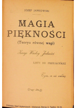 Magia piękności ok 1911 r.