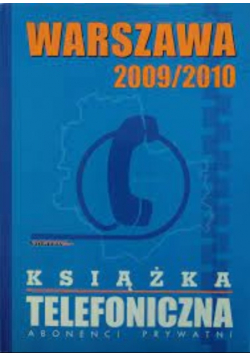 Warszawa 2009/2010 Książka telefoniczna
