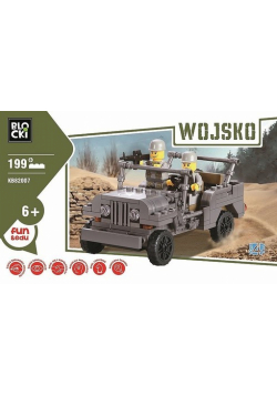 Klocki Blocki Wojsko Jeep 199 elementów