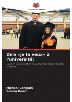 Dire je le veux à l'université