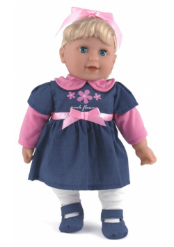 Lalka bobas 41 cm Scarlett granatowa
