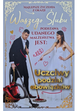 Karnet Ślub - Odkurzacz