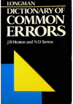 Longman Dictionary of Common Errors