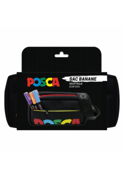 Saszetka nerka z paskiem Posca