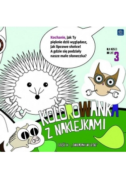 Kolorowanka z nakl. Zwierzaki w lesie