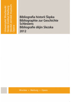 Bibliografia Historii Śląska 2012