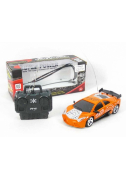 Auto wyścigowe 16cm skala 1:28 na pilota pomarańczowe