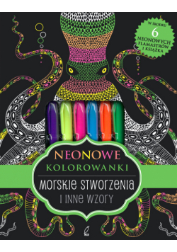 Neonowe kolorowanki Morskie stworzenia