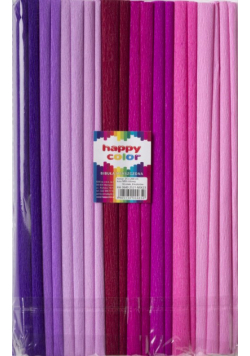 Bibuła marszczona Happy Color tonacja różowa