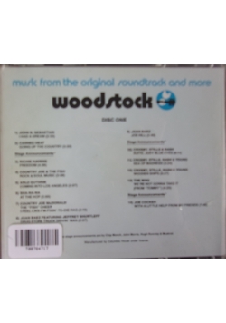 Music from the original soundtrack and more woodstock. 2 płyty CD