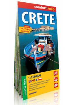 Crete tourist map 1:150 000