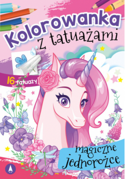 Kolorowanka z tatuażami Magiczne jednorożce