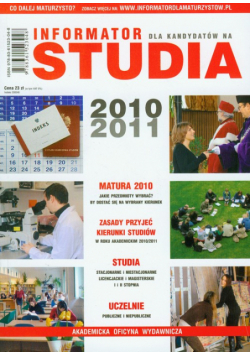 Informator dla kandydatów na Studia 2010/2011