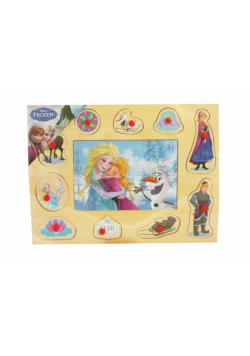 Układanka drewniana Frozen Playme