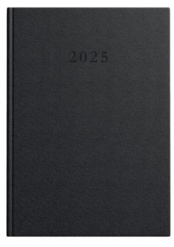 Kalendarz 2025 książkowy A4 Standard DTP czarny