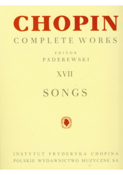 Chopin Complete Works XVII Pieśni