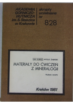 Materiały do ćwiczeń mineralogii