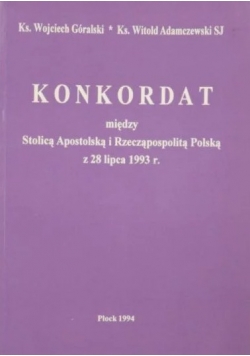 Konkordat między Stolicą Apostolską i Rzecząpospolitą Polską z 28 lipca 1993 r.