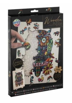 Puzzle drewniane 133 Sowa