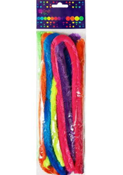 Druciki kreatywne 50cm neon 8szt.