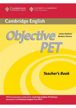 Objective PET Teacher's Book