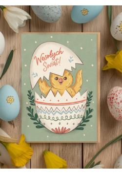 Karnet Wielkanoc - Wesołych Świąt!