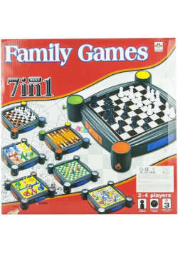 Zestaw 7 w1 warcaby chińczyk