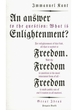An Answer to the Question: What is Enlightenment?