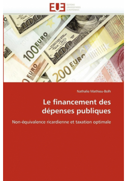 Le financement des dépenses publiques