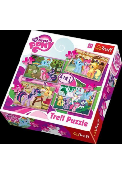 My Little Pony Puzzle 4w1 Wakacje kucyków