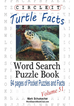 Circle It, Turtle Facts, Word Search, Puzzle Book