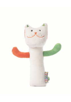 Grzechotka  kotek - 14cm