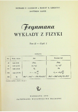 Feynmana wykłady z fizyki Tom II Część 2